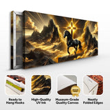 3D Horse Faith Wall Art - Tailored Canvases - Flyclothing LLC