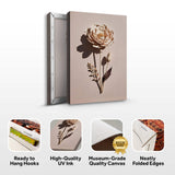 Minimalist Lone Flower Wall Art - Tailored Canvases - Flyclothing LLC