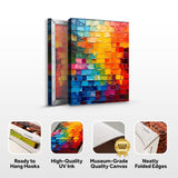 Spectrum Mosaic Wall Art - Tailored Canvases - Flyclothing LLC