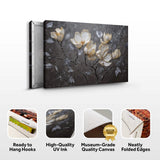 Midnight Magnolias Wall Art - Tailored Canvases - Flyclothing LLC
