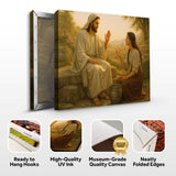 Samaritan at the Well Faith Wall Art II - Tailored Canvases - Flyclothing LLC