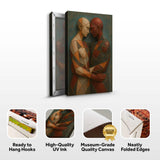 Embrace of Geometry Abstract Wall Art III - Tailored Canvases - Flyclothing LLC