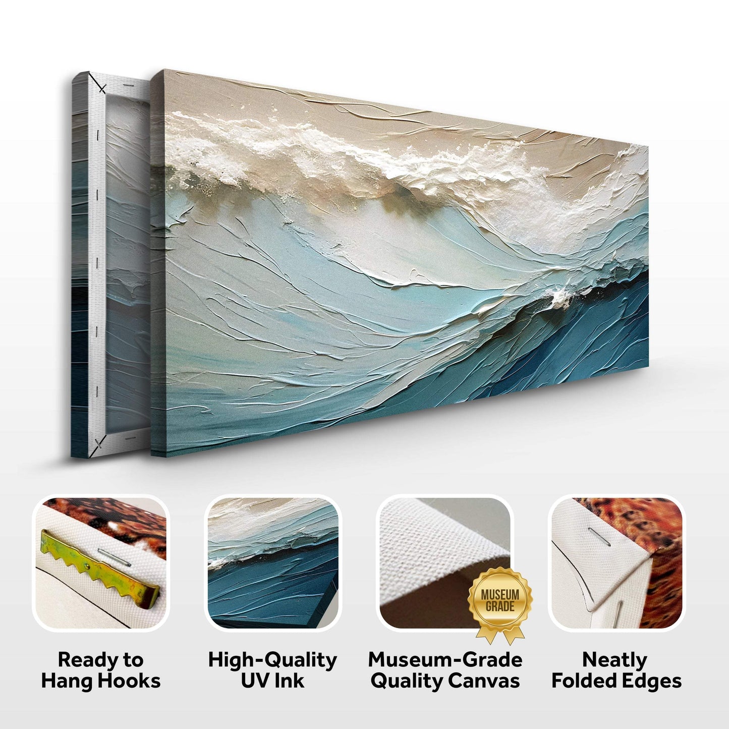 Beige Minimalist Wall Art - Tailored Canvases - Flyclothing LLC
