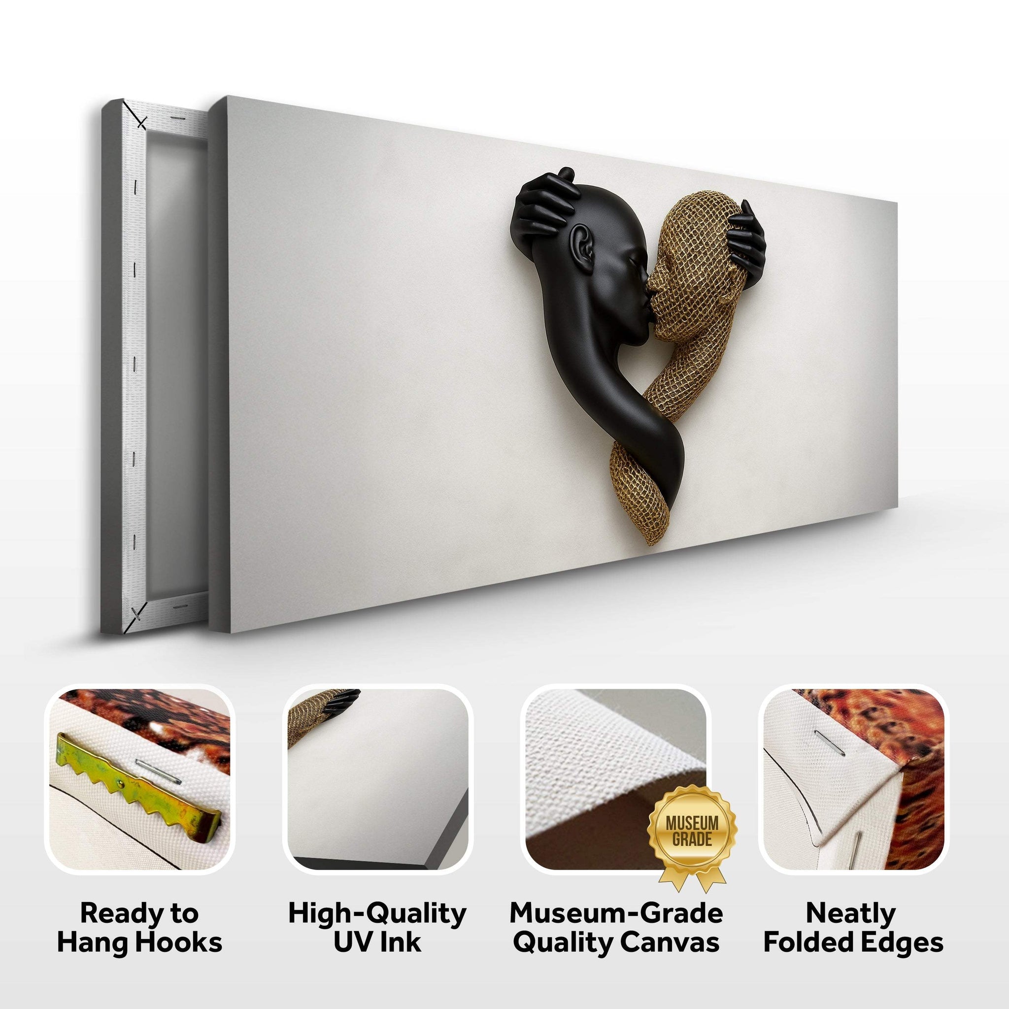 Eternal Love Figure Abstract Wall Art IV - Tailored Canvases - Flyclothing LLC