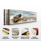 Lose Yourself in Lakeside Bliss Lake House Coastal Sign II - Tailored Canvases - Flyclothing LLC