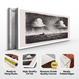 Jesus Walking On Water Faith Wall Art III - Tailored Canvases - Flyclothing LLC