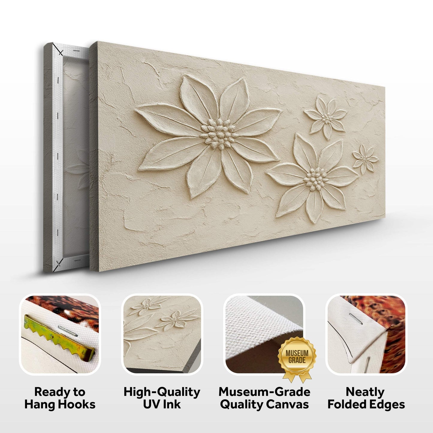 Floral Abstract Wall Art V - Tailored Canvases - Flyclothing LLC