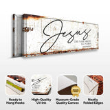 Jesus The Name Above All Names - Philippians 2:9 Faith Sign II - Tailored Canvases - Flyclothing LLC