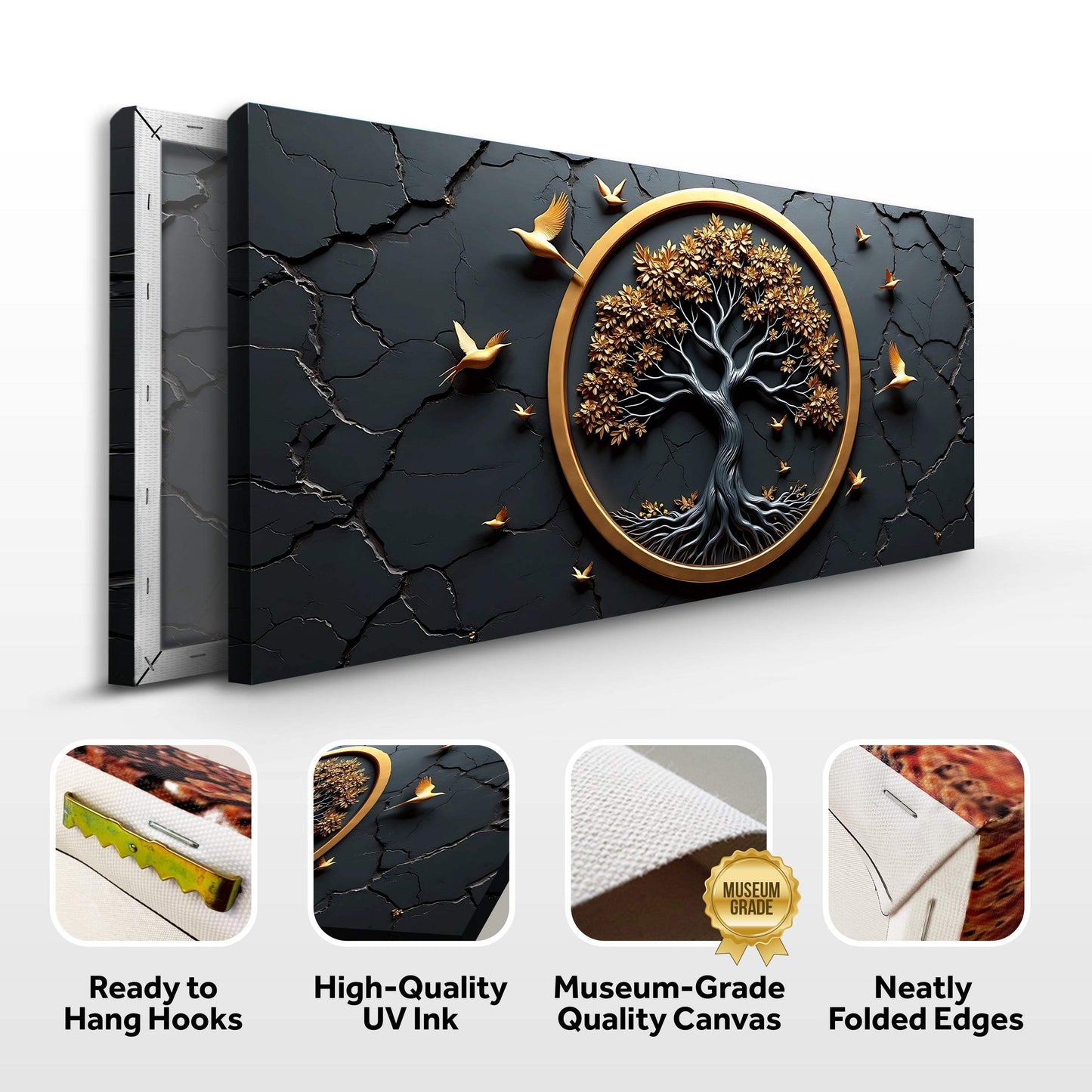 3D Celtic Tree of Life Wall Art IV - Tailored Canvases - Flyclothing LLC