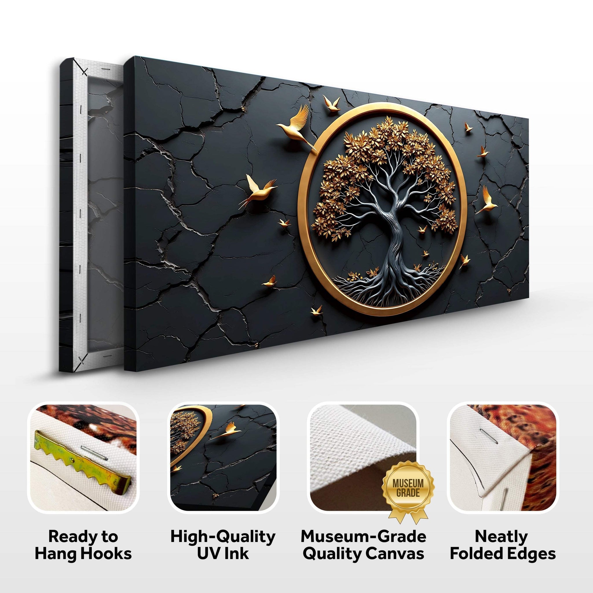 3D Celtic Tree of Life Wall Art IV - Tailored Canvases - Flyclothing LLC