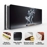 Modern Abstract Couple Dance Wall Art - Tailored Canvases - Flyclothing LLC