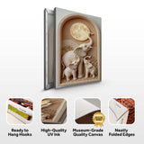 Elephant Harmony Wall Art - Tailored Canvases - Flyclothing LLC