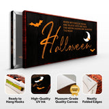 When Witches Halloween Wall Sign - Tailored Canvases - Flyclothing LLC