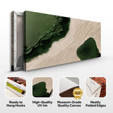 Green Rivers Abstract Wall Art XII - Tailored Canvases - Flyclothing LLC