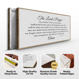 The Lord's Prayer Faith Sign - Tailored Canvases - Flyclothing LLC