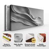 Stormy Gray Minimalist Wall Art - Tailored Canvases - Flyclothing LLC