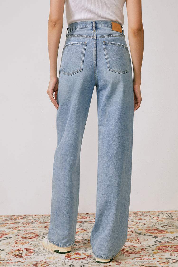 Coney Island Whitefish High Rise Wide Jeans HJ007 - Hey Joanie - Flyclothing LLC