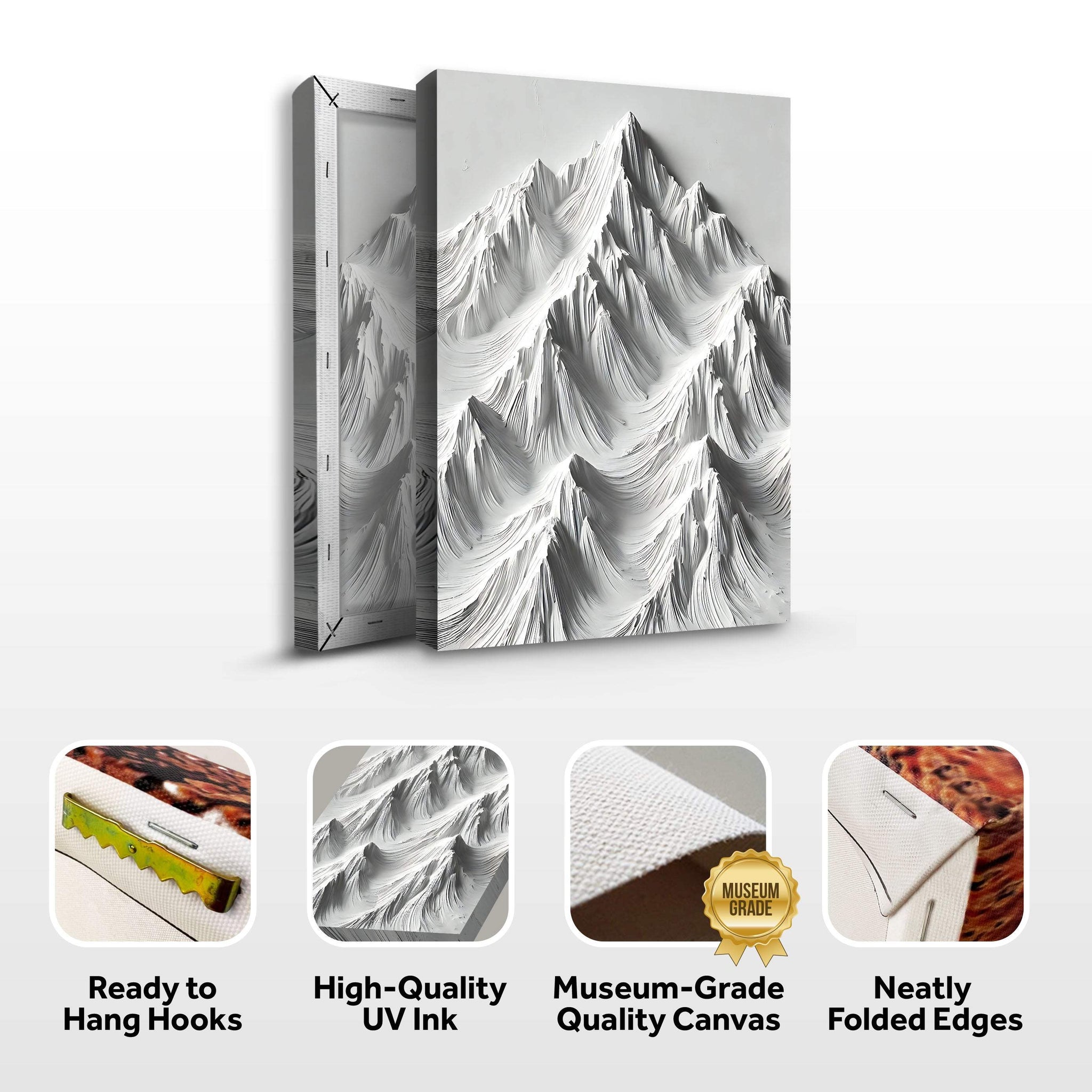 White Mountain Wall Art - Tailored Canvases - Flyclothing LLC