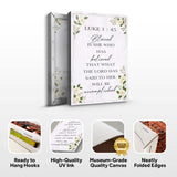 Blessed Is She Who Has Believed - Luke 1:45 Faith Wall Art II - Tailored Canvases - Flyclothing LLC