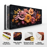 Colorful Floral Realistic Wall Art - Tailored Canvases - Flyclothing LLC
