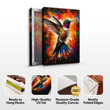 Humming Bird Abstract Wall Art - Tailored Canvases - Flyclothing LLC