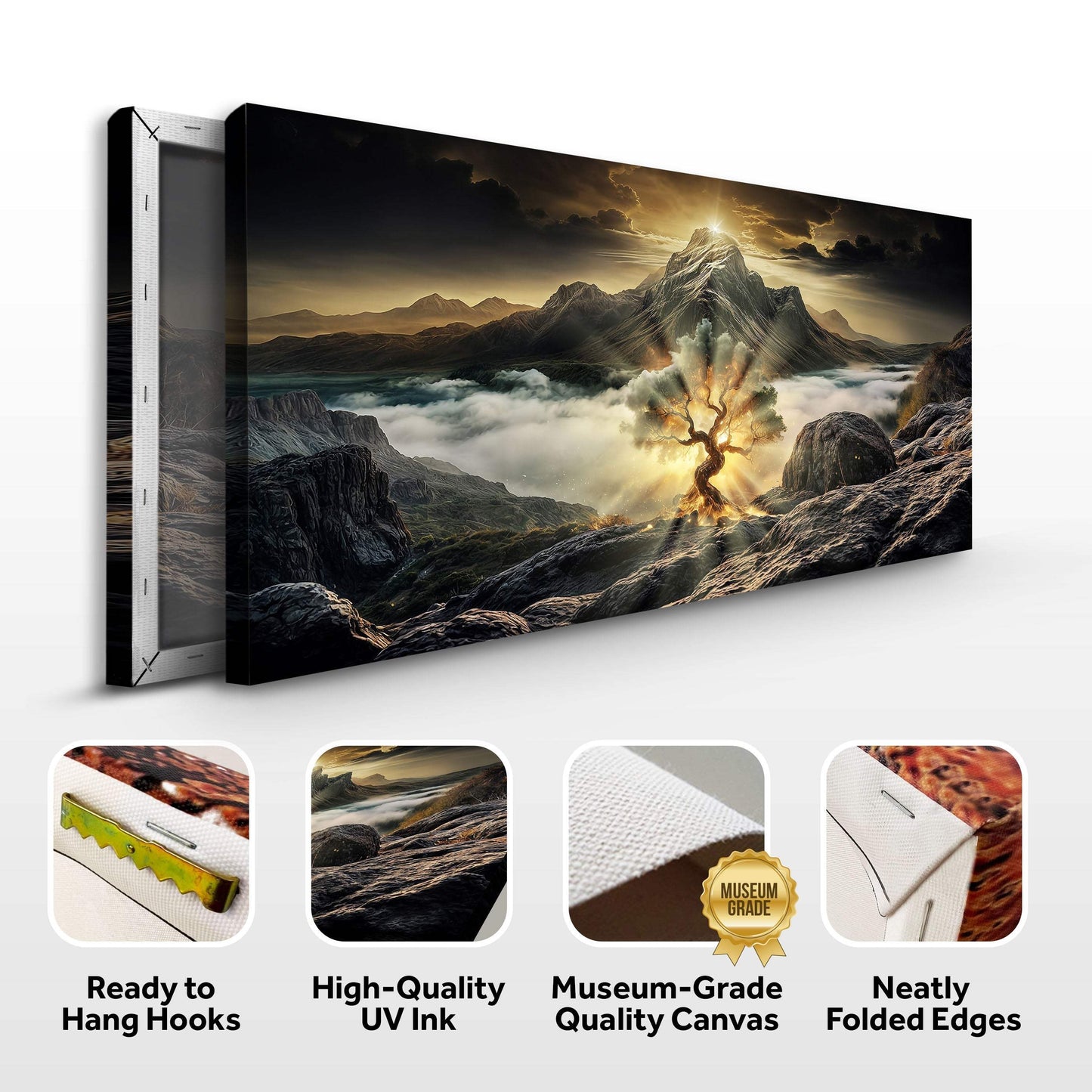 Burning Bush - Faith Wall Art II - Tailored Canvases - Flyclothing LLC
