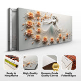 Modern Minimalist Woman Dance Wall Art - Tailored Canvases - Flyclothing LLC