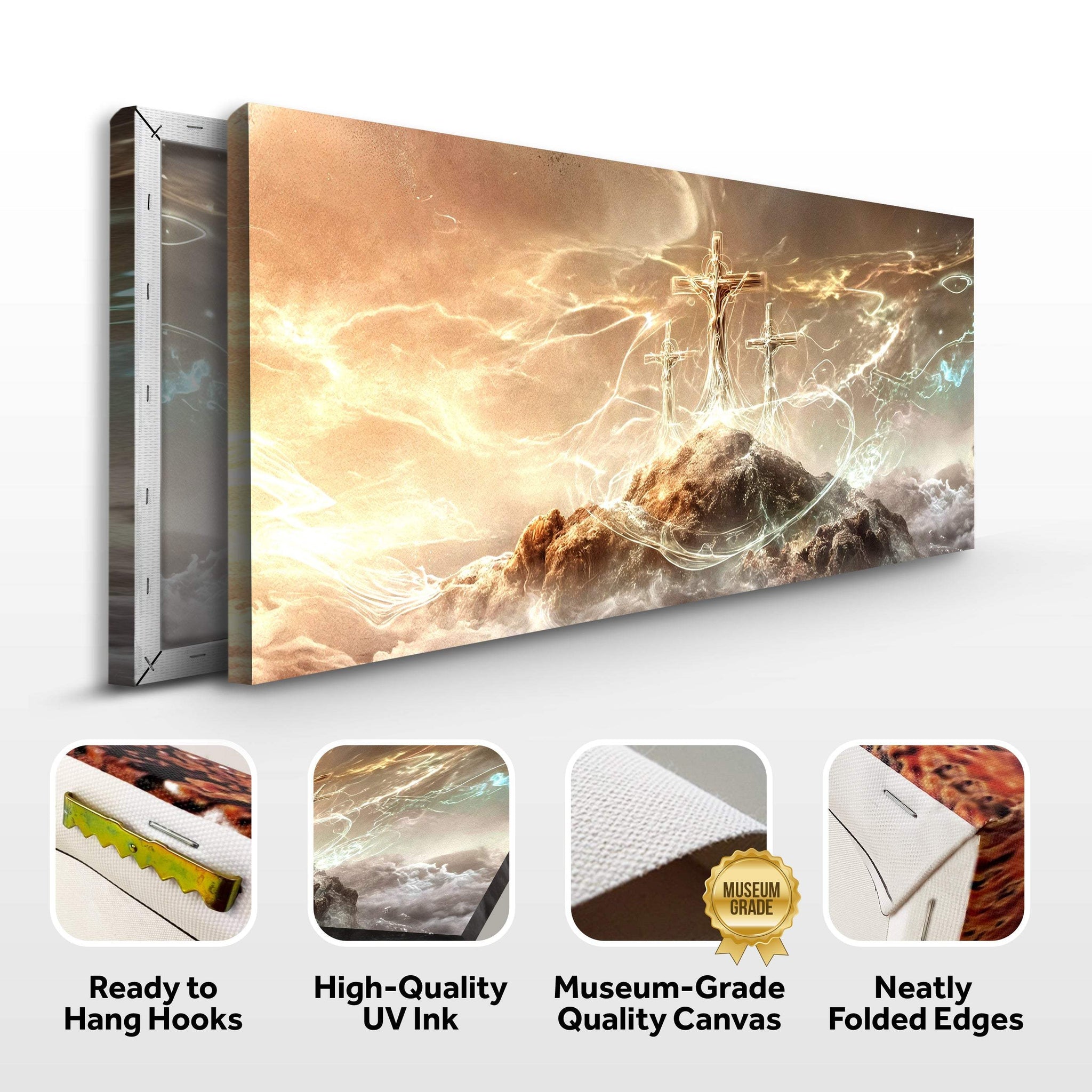 He Is Risen Faith Wall Art - Tailored Canvases - Flyclothing LLC