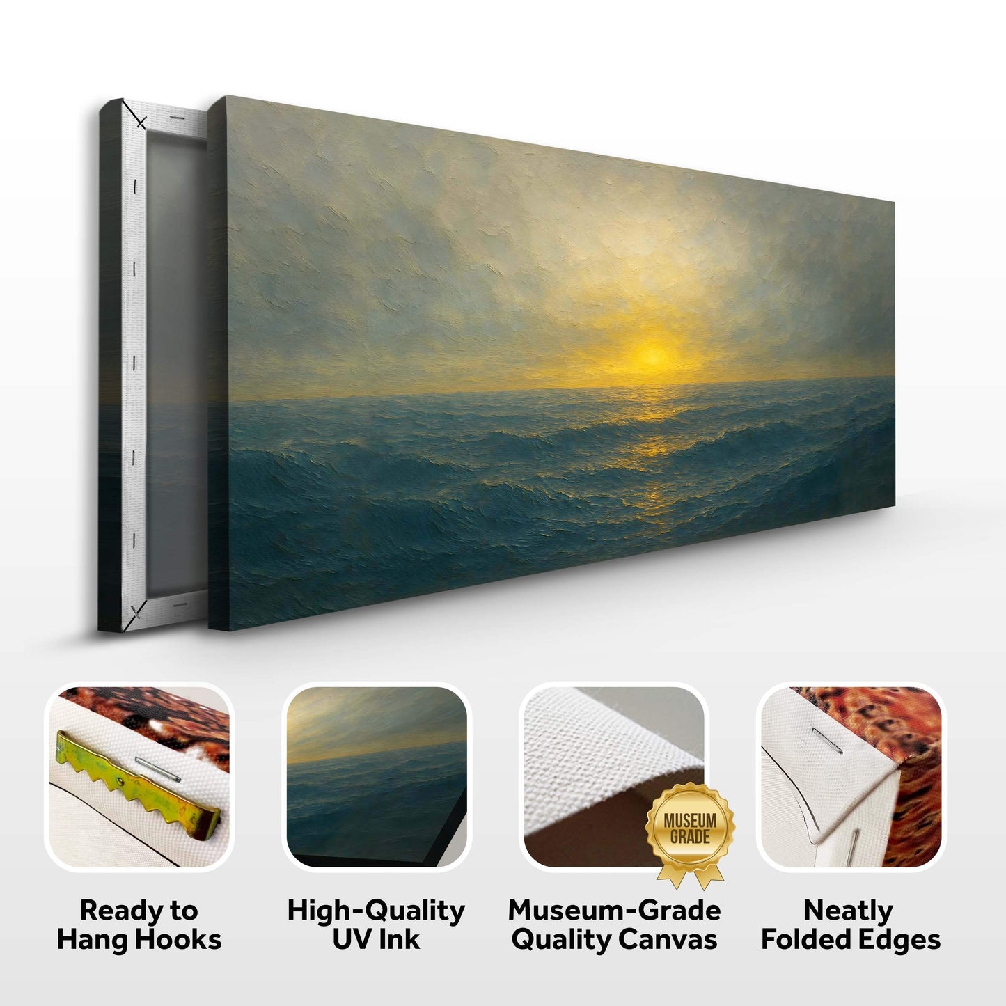 Waterscape Abstract Wall Art IV - Tailored Canvases - Flyclothing LLC