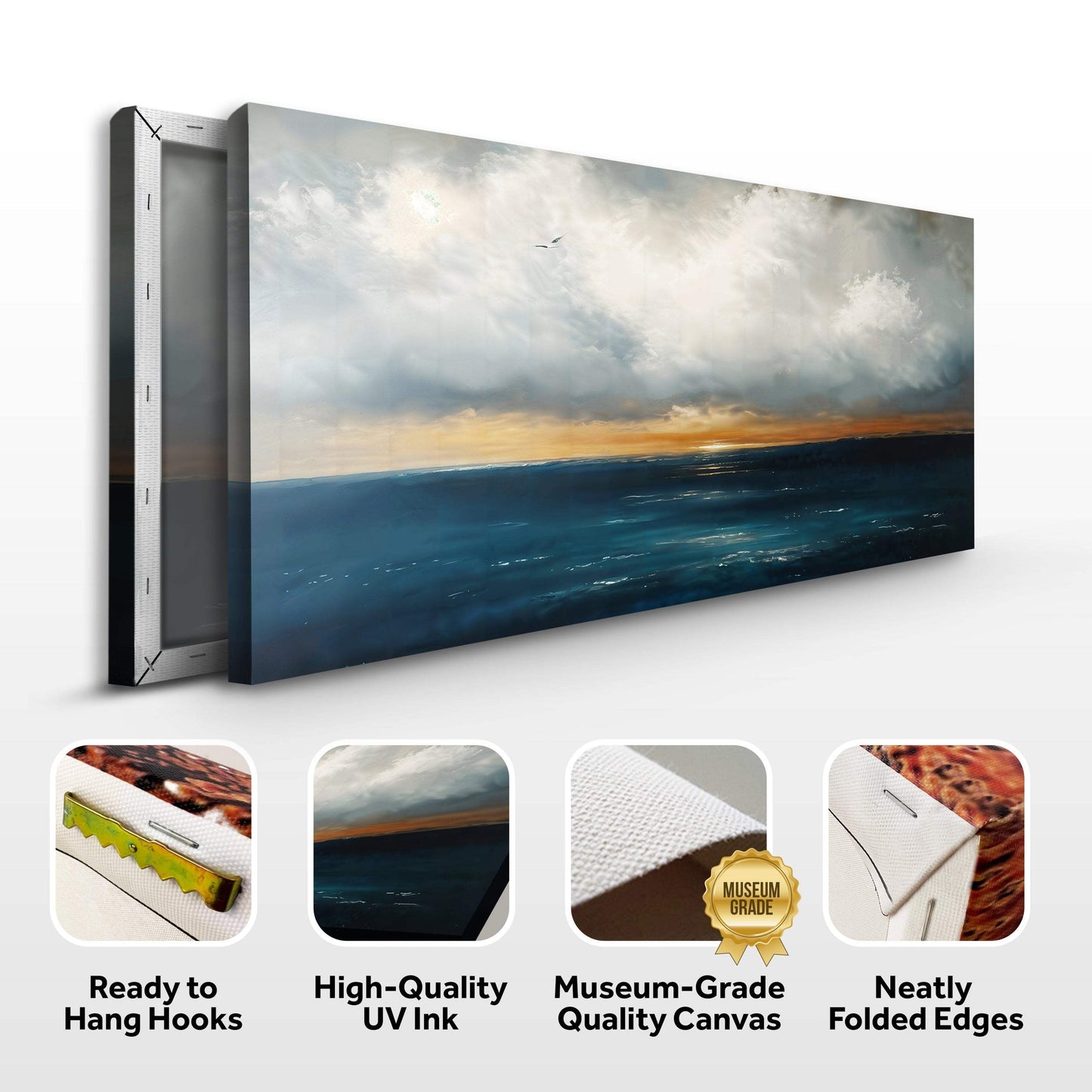 Waterscape Abstract Wall Art III - Tailored Canvases - Flyclothing LLC
