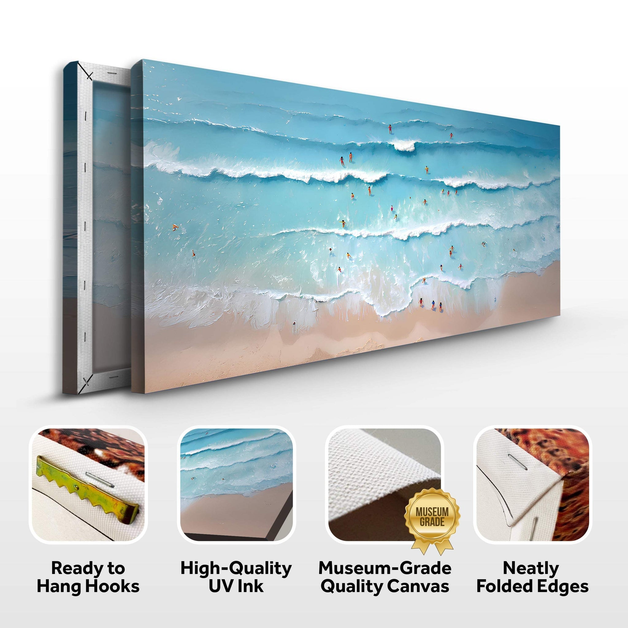 Beach Days Wall Art VIII - Tailored Canvases - Flyclothing LLC