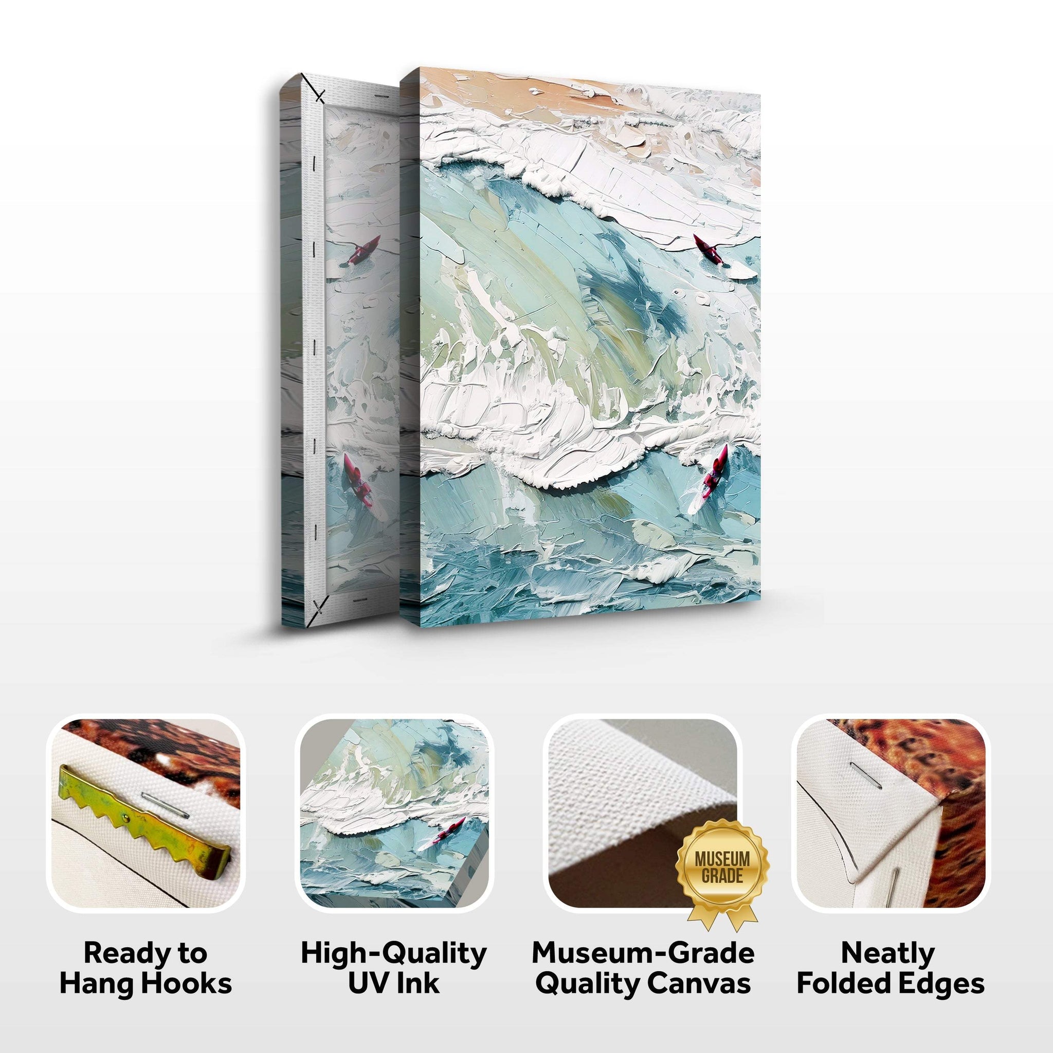 3D Sea Wall Art - Tailored Canvases - Flyclothing LLC