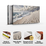 Footprints in the Sand Wall Art - Tailored Canvases - Flyclothing LLC