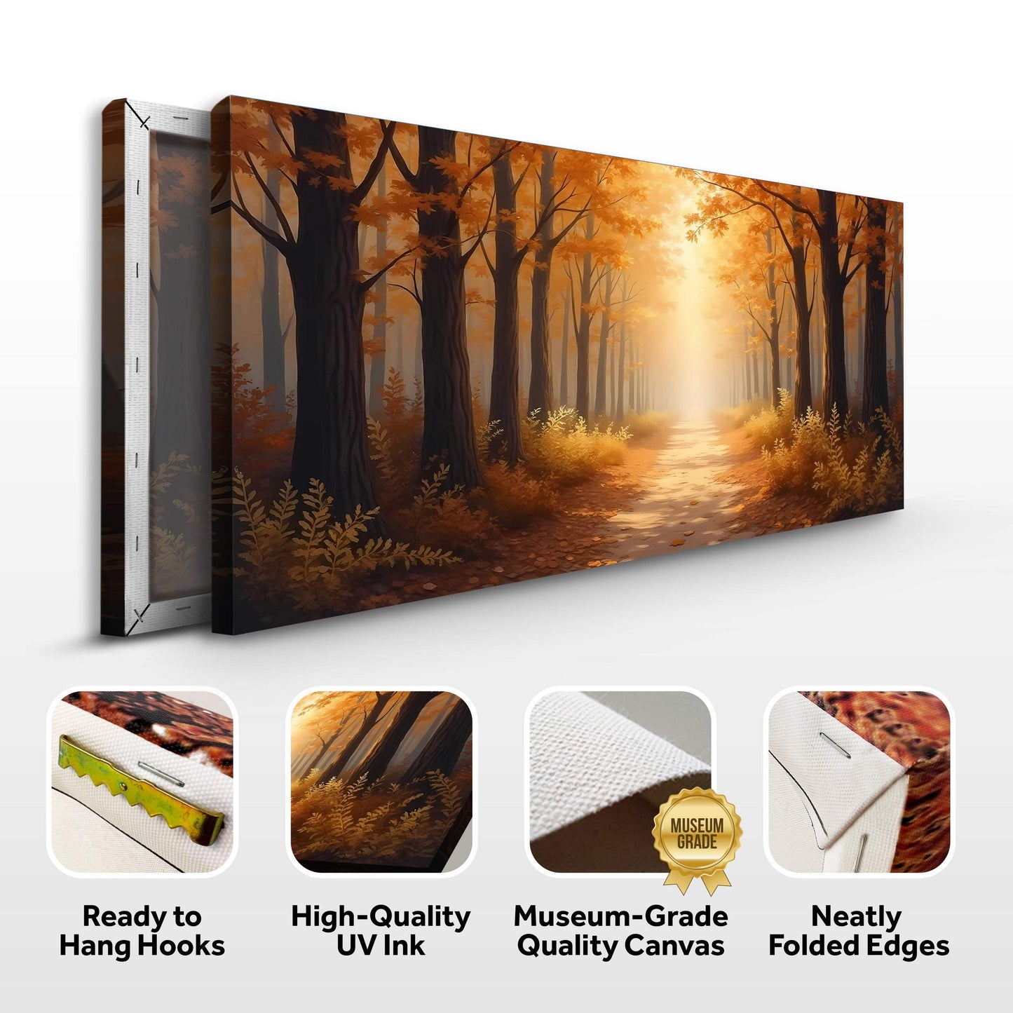 Abstract Forest Landscape Wall Art - Tailored Canvases - Flyclothing LLC