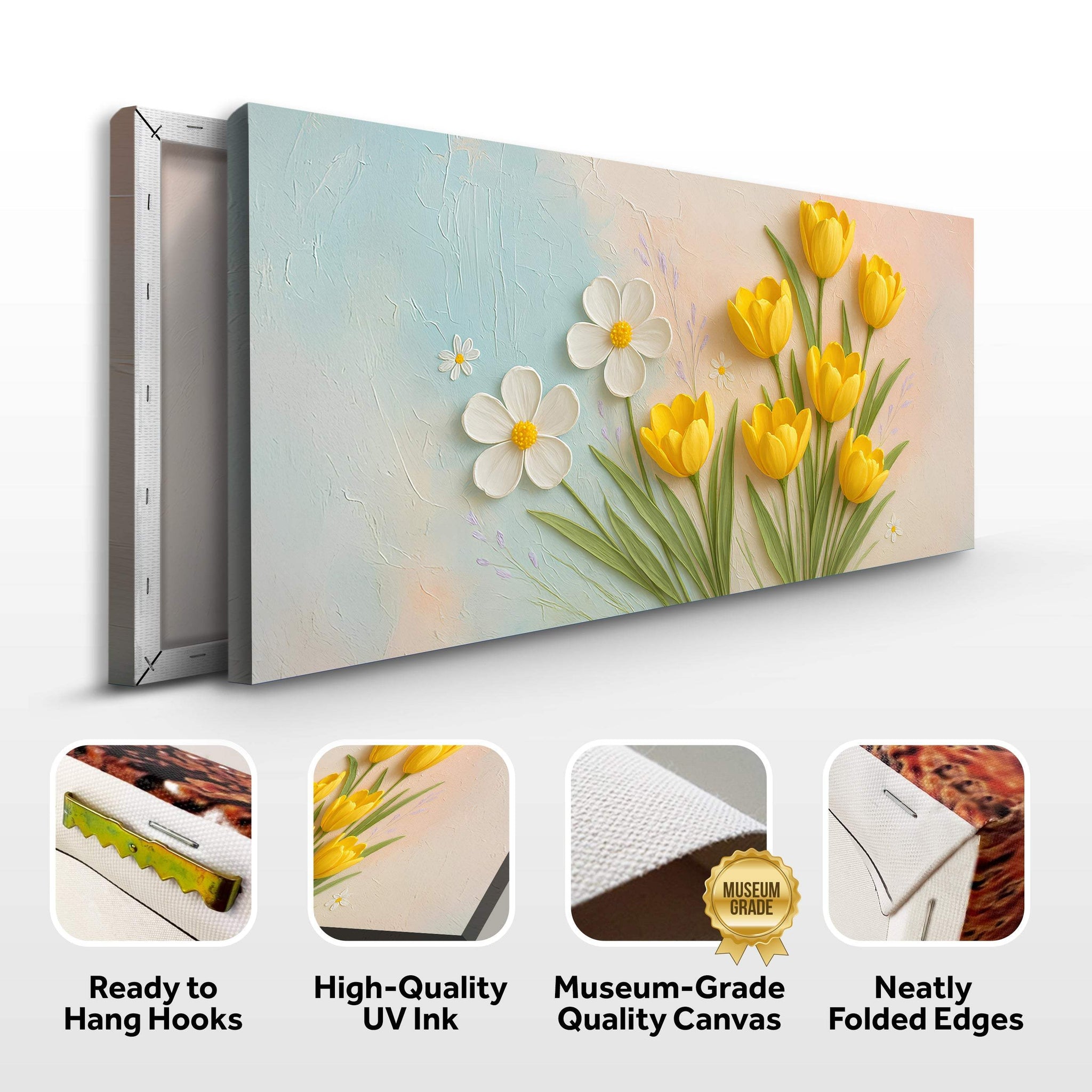 Floral Wall Art II - Tailored Canvases - Flyclothing LLC