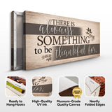Something To Be Thankful Faith Wall Sign - Tailored Canvases - Flyclothing LLC