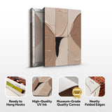 Neutral Abstract Boho Wall Art - Tailored Canvases - Flyclothing LLC