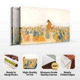 Jesus Speaking To Crowd Faith Wall Art - Tailored Canvases - Flyclothing LLC