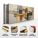 Shape Pattern Minimalist Abstract Wall Art - Tailored Canvases - Flyclothing LLC
