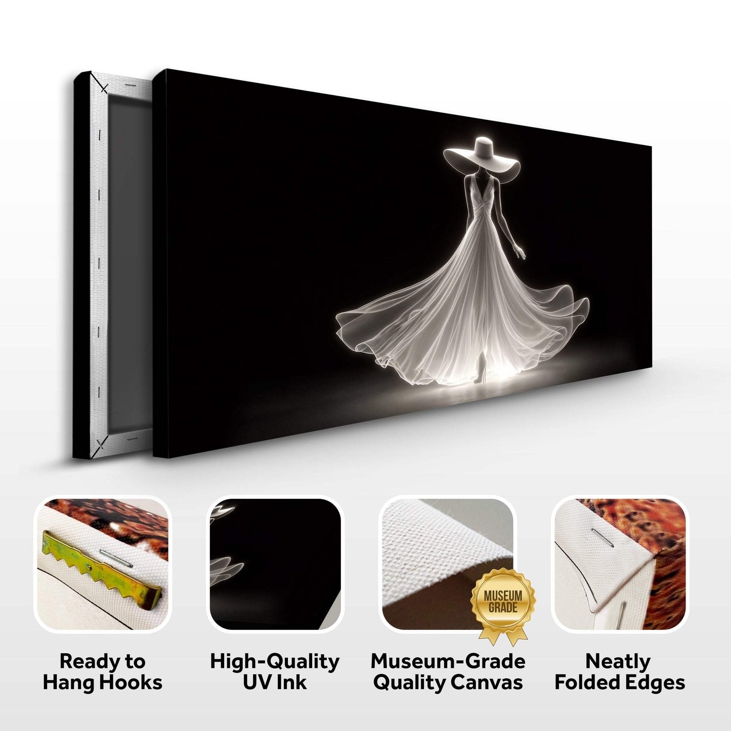 Modern Glam Fashion Wall Art - Tailored Canvases - Flyclothing LLC