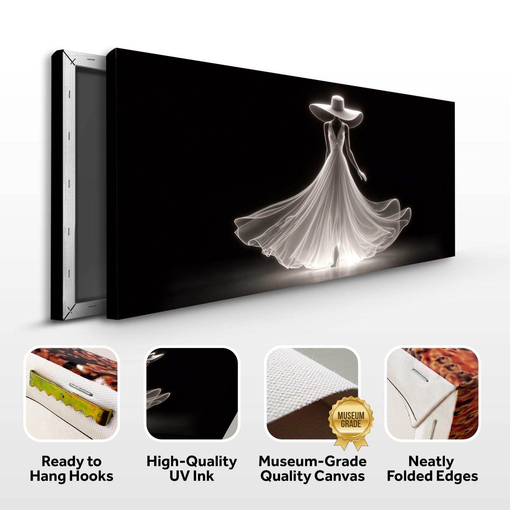 Modern Glam Fashion Wall Art - Tailored Canvases - Flyclothing LLC