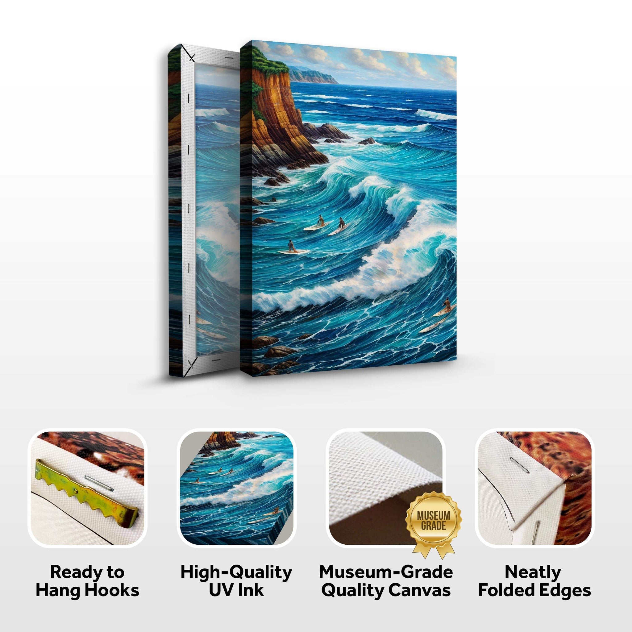 Beach Days Wall Art XX - Tailored Canvases - Flyclothing LLC