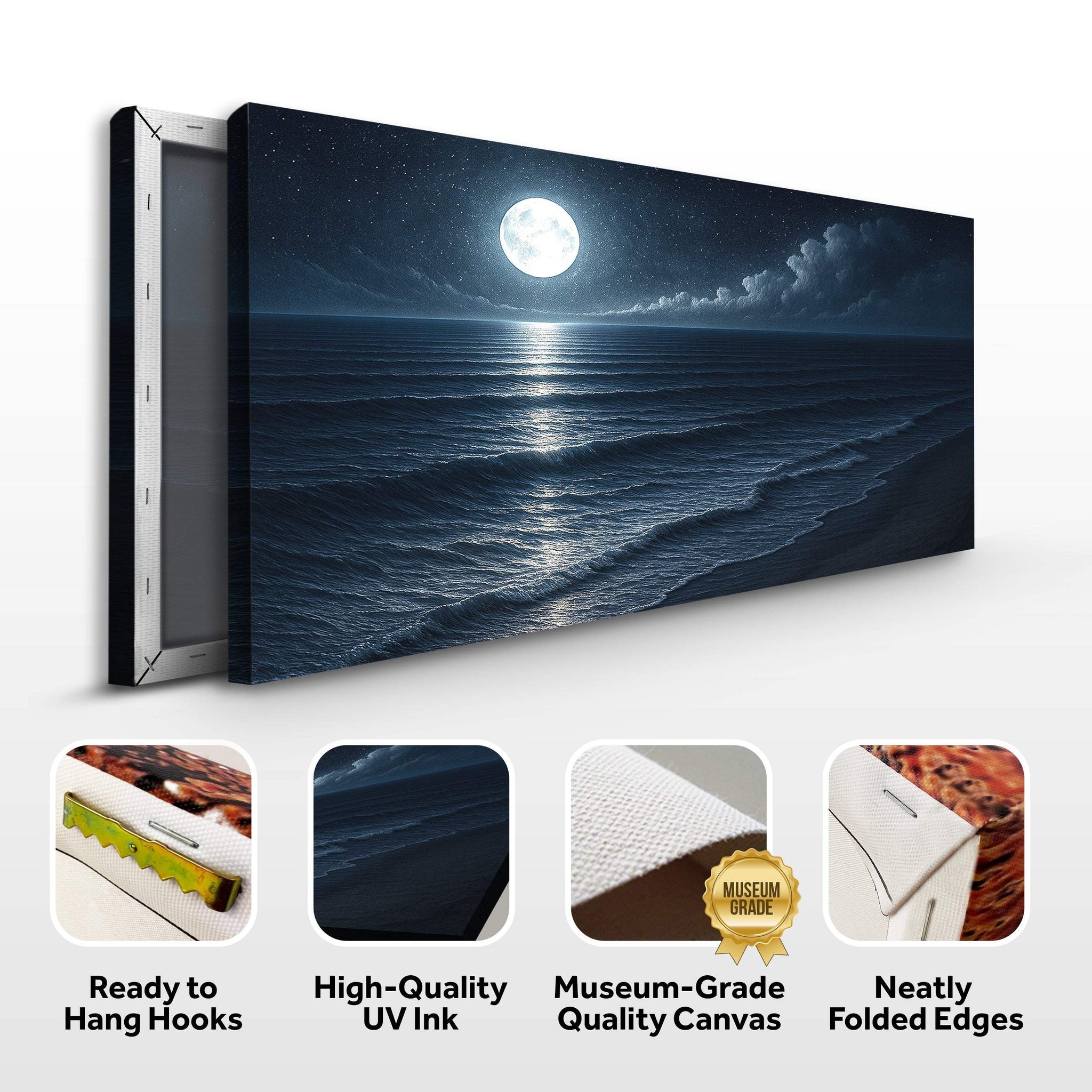 Beach Shoreline Coastal Wall Art - Tailored Canvases - Flyclothing LLC