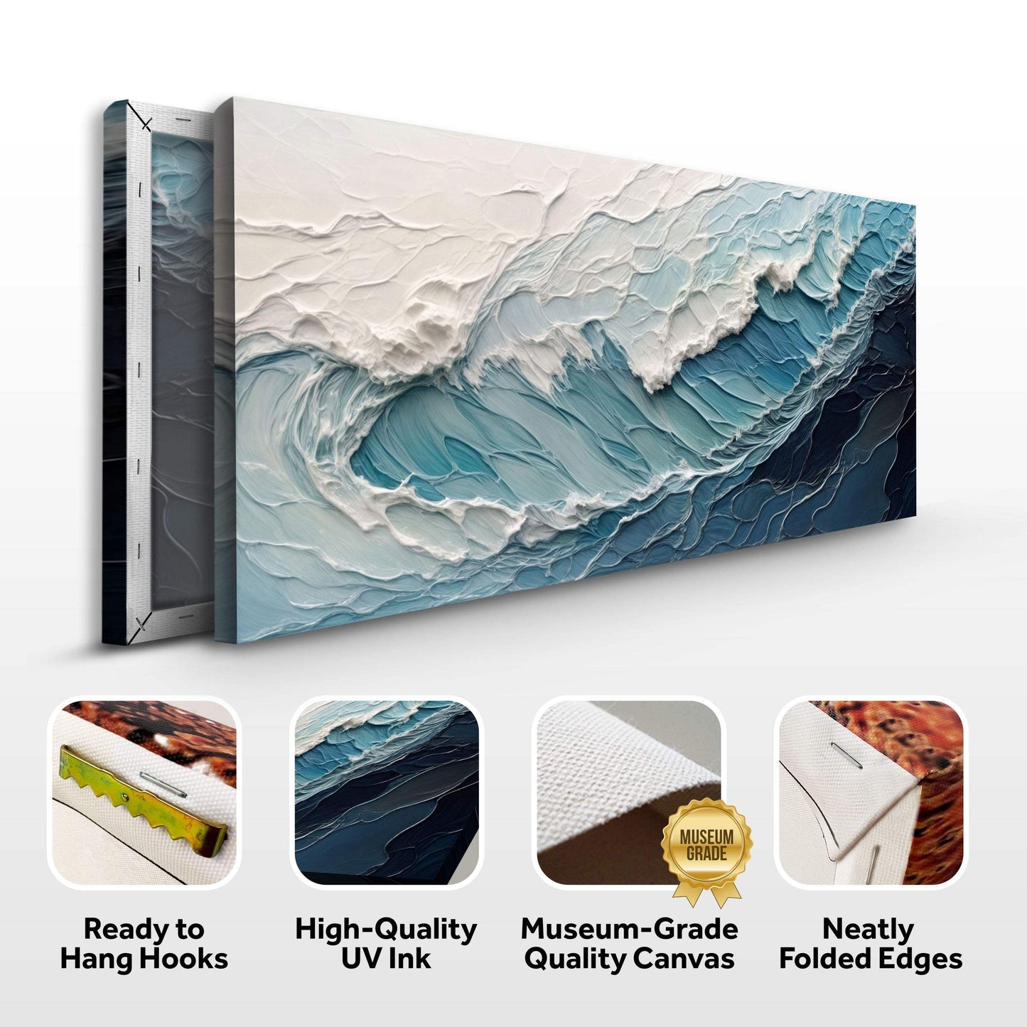 Ocean's Embrace Seascape Wall Art - Tailored Canvases - Flyclothing LLC