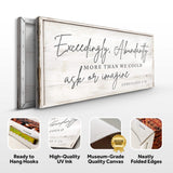 Exceedingly, Abundantly More Than We Could Ask Or Imagine Faith Sign III - Tailored Canvases - Flyclothing LLC