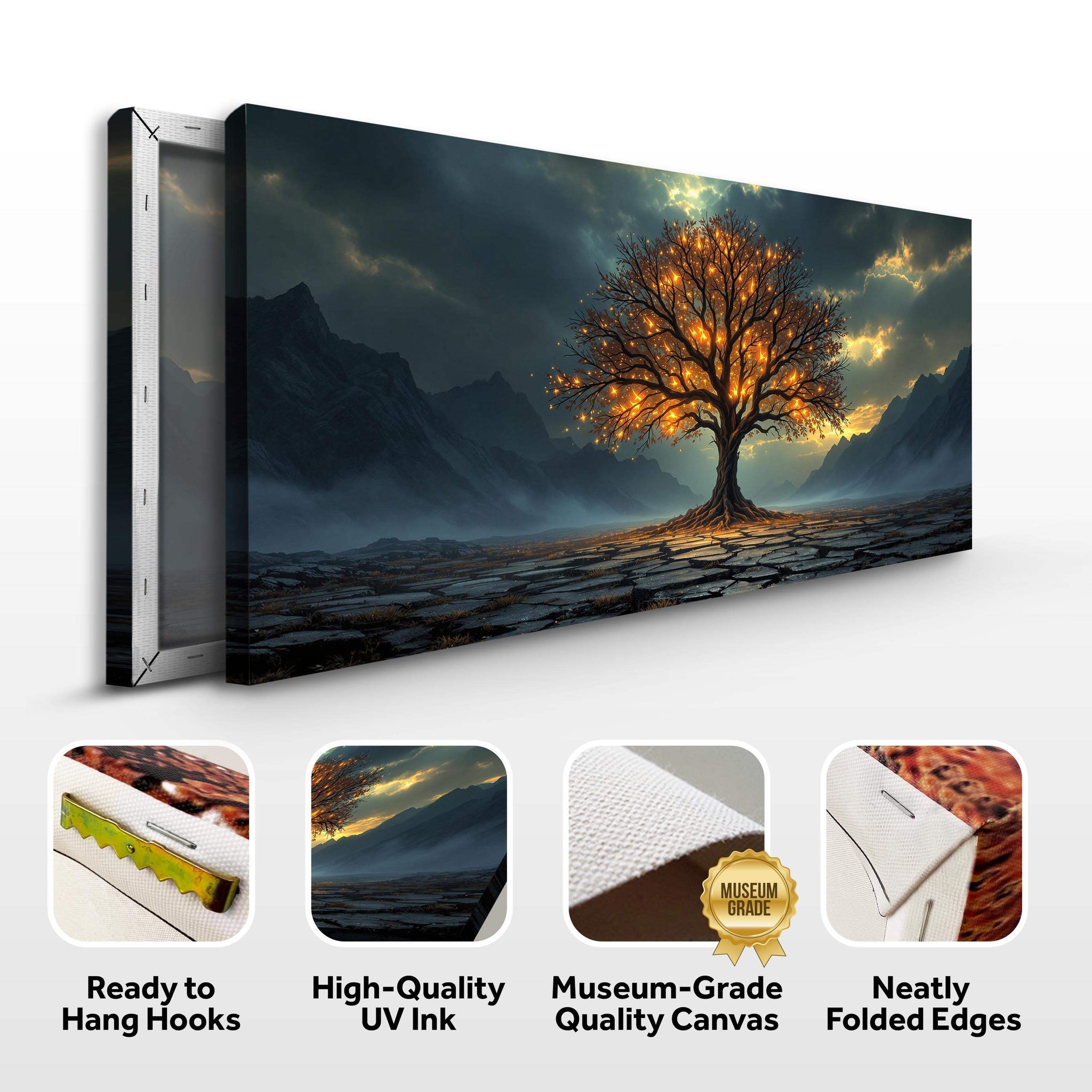 Burning Bush - Faith Wall Art XI - Tailored Canvases - Flyclothing LLC