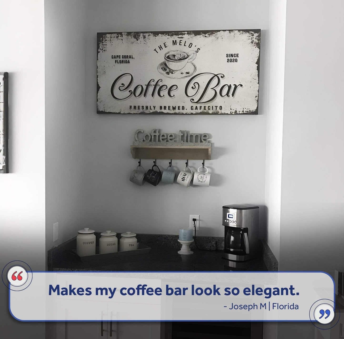 Coffee Bar Sign IV - Tailored Canvases - Flyclothing LLC