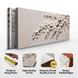 White Cherry Blossom Wall Art - Tailored Canvases - Flyclothing LLC