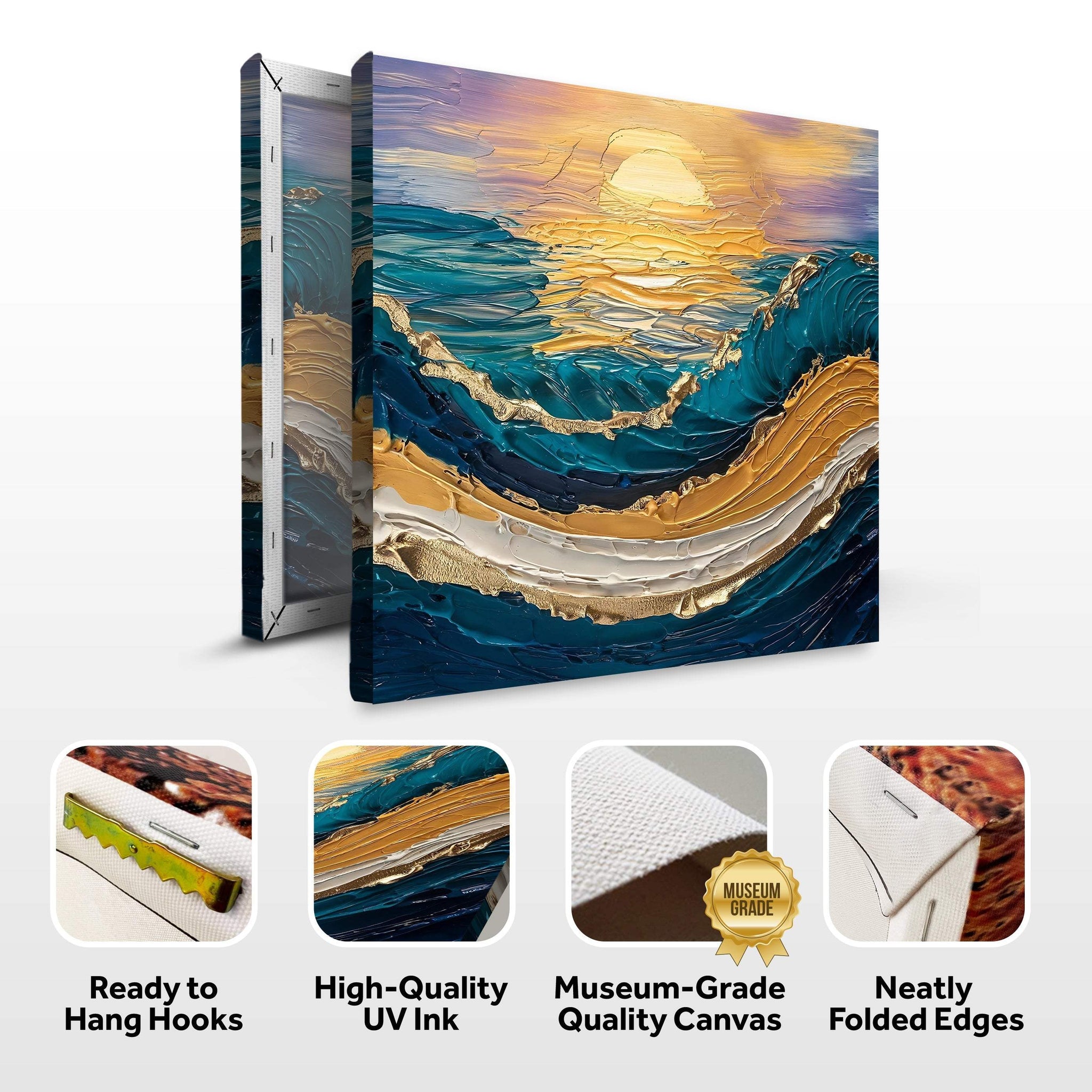 Golden Hour Wall Art - Tailored Canvases - Flyclothing LLC
