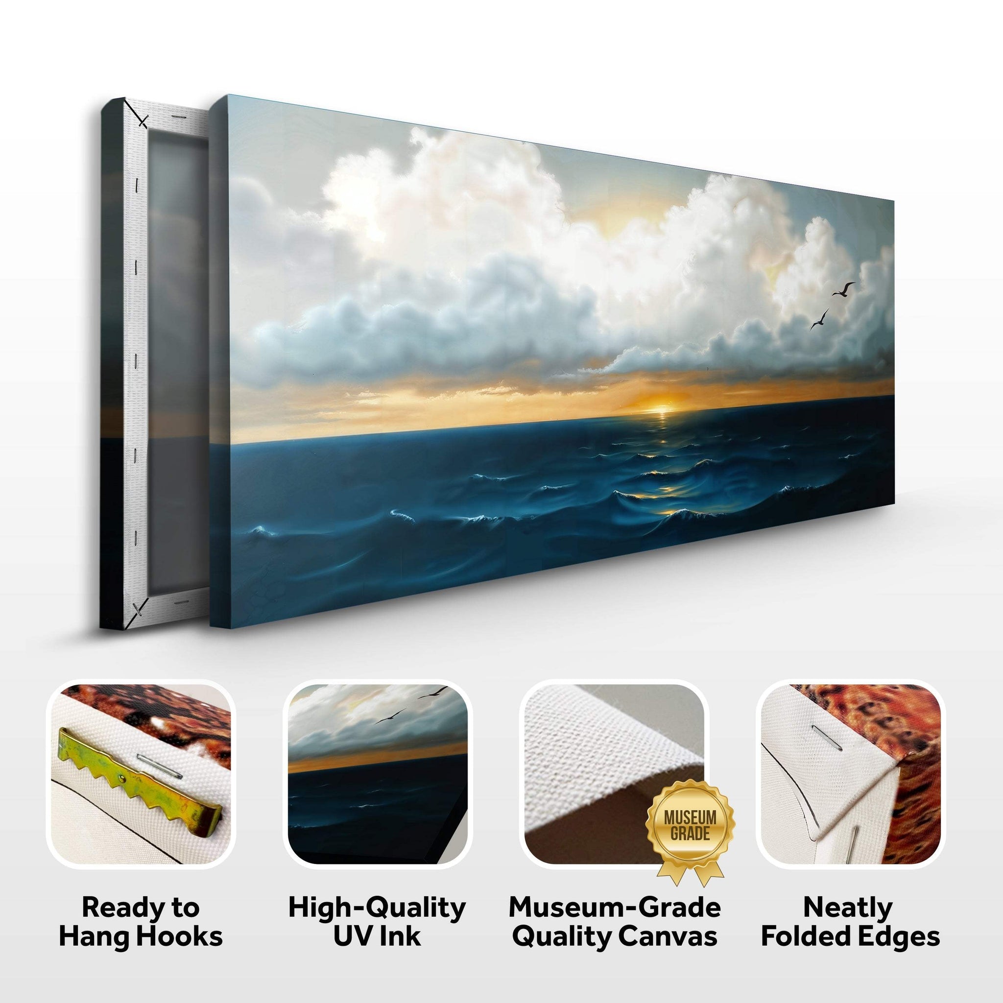 Waterscape Abstract Wall Art II - Tailored Canvases - Flyclothing LLC
